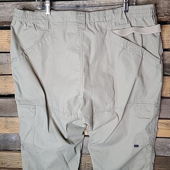 5.11 Tactical Taclite Pro Ripstop Pants Men’s 42x30 Khaki - Picture 7 of 10